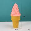 Simulation Ice Cream Model Decoration Fake Ice Cream Cone Food Mould Plastic Ornaments Window Sample Display Party Shooting Prop