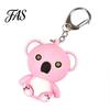 Cartoon Koala LED Sound Keyring Car Key Chain Handbag Hanging Decor Gift Toy