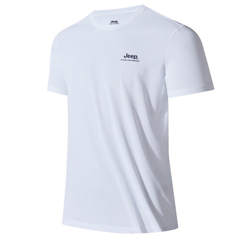JEEP Men s Quick-Dry Four-Way Stretch Short Sleeve T-Shirt M