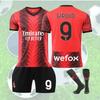 2324 Nová sezóna Ac Domácí dresový set Ne. 9 Giroud č. 17 Leo č. 11 Ibra č. 19 Theo Fotbalový dres