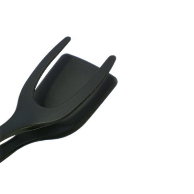 1pcs 2-in-1 Pancake Toast Omelette Overturned Spatula Silicone Omelet Spatula Toast Fried Egg Clip K
