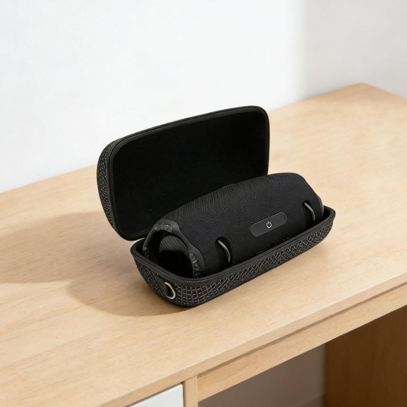 Protective Carrying Case For Wireless Portable Speaker With EVA Material And Sound Permeable Design