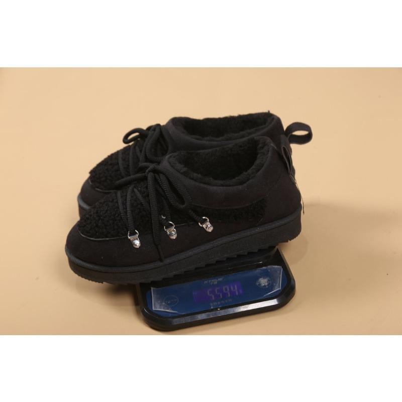 Women's Winter Low-Cut Thick-Soled Snow Boots - Plus-Size, Fleece-Lined & Thickened, Warm