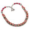 Vintage Nepali Tibetan Buddhist Necklace Natural Coral 18" Ethnic Jewelry NN 694