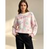 2026 Herbst Damen Bunte Pullover Stricken Basic Mode Rundhals Stil Locker Pullover Sweater