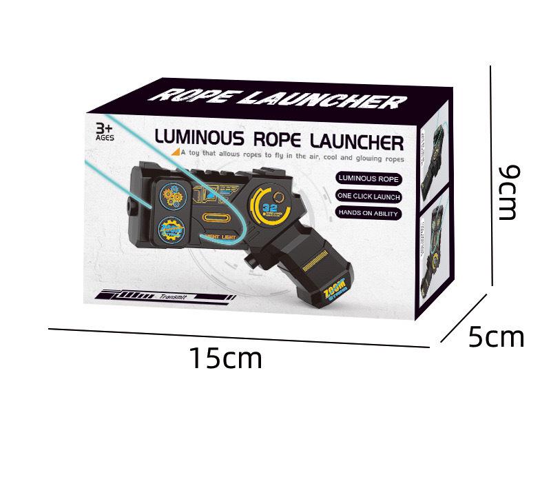 Luminous High-Speed Electric String Launcher Toy for Decompression and Learning