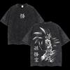 T-shirt Lavata Cosplay Anime Dragon Ball Cotone Manica Corta Larga Casual Sport Fitness T-shirt Uomo Abbigliamento Harajuku