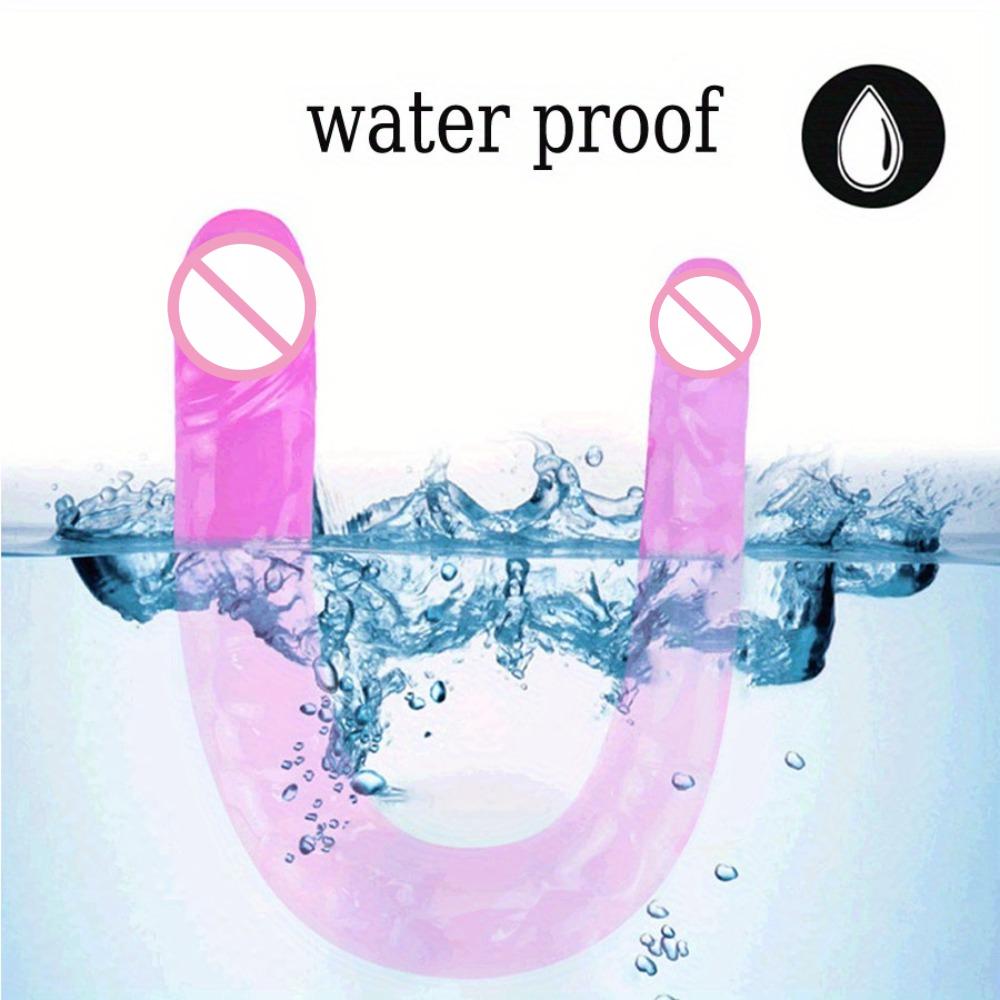 Double Ended Realistic Jelly Dildo Penis Rooster Anal Butt Plug Massager G-Spot Stimulation Orgasmic Adult Sex Toy for Women Men