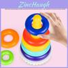 Plastic Baby Tumbler Rainbow Stack Toy For Early Education Gift For Toddlers