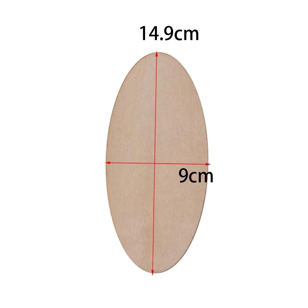 12pcs  Wooden Slices Chips Unfinished Cutout Name Tags DIY Scrapbooking Arts Crafts Projects Decoration