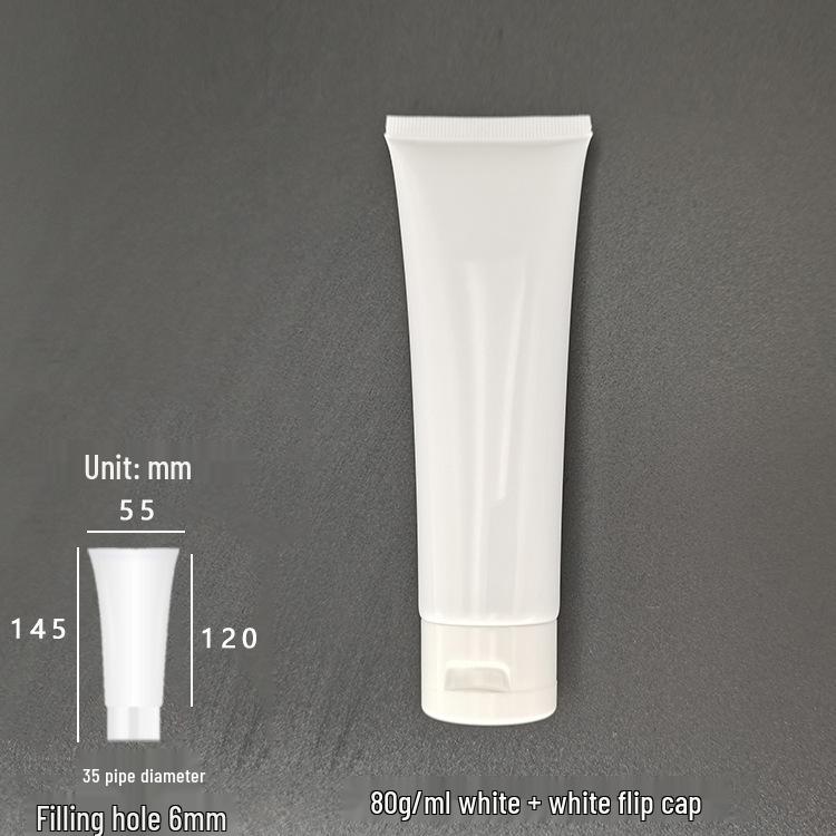 80g 80ml Čistiaci prípravok na tvár, Opaľovací krém a Krém na ruky v bielom balení