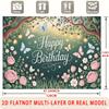 Party Backdrop Multicolor Photo Booth Background Wall Decor