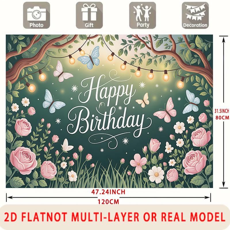 Party Backdrop Multicolor Photo Booth Background Wall Decor