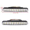 12V DRL Driving Lamp 30 LED Amber Turn Signal Universal Fit LED Strip Kit  Night Driving