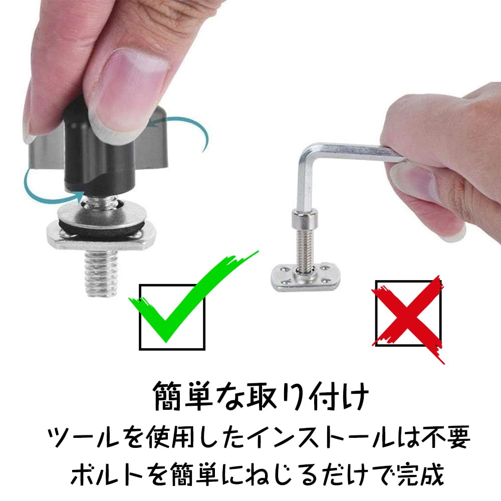 D-Ring D-Ring Anker Zurröse Ladungshaken Zurrhaken Hängehaken Bodenhaken für Jeep Wrangler (8 Stück)