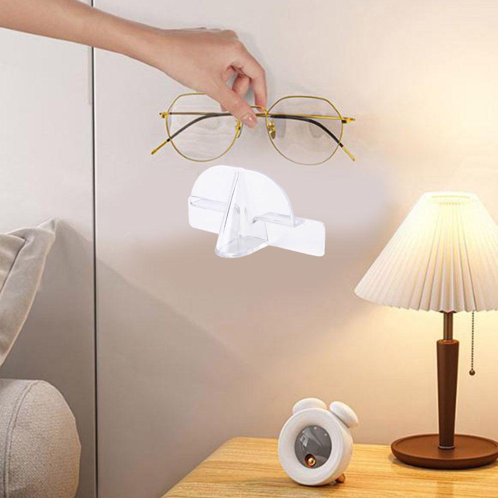 10Pcs Wall Mounted Sunglasses Storage Rack Self Adhesive Glasses Display Rack  Bathroom