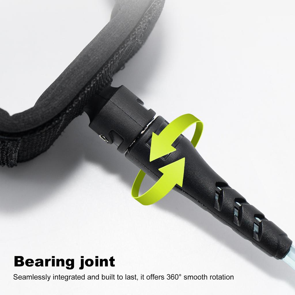 Sup Board Foot Leg Rope 5.5mm Thick Practical Surfing Stand UP Paddle Board Ankle Leash Elastic Surfboard Safety Foot Rope