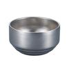 ZISIZ Retro Double-Layer 304 Stainless Steel Bowl with Lid (2-Pack)