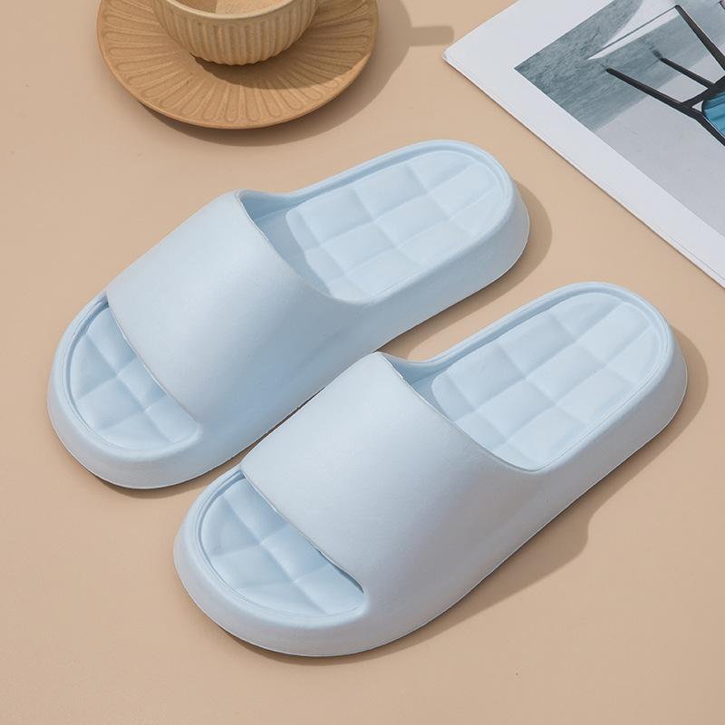 Summer Slide Slippers Women Men New Anti-Slip Bathroom Home Slippers Indoor House Shoes Shower Sandals
