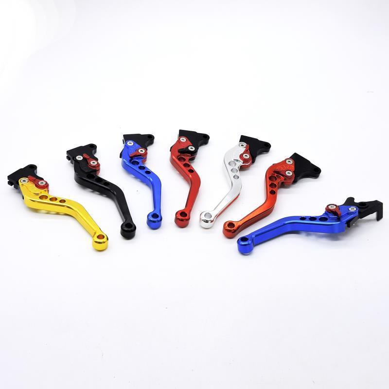 

CNC Motorcycle Brake & Clutch Lever, Short Bull Horn Design for G5 GY6 Models золотой