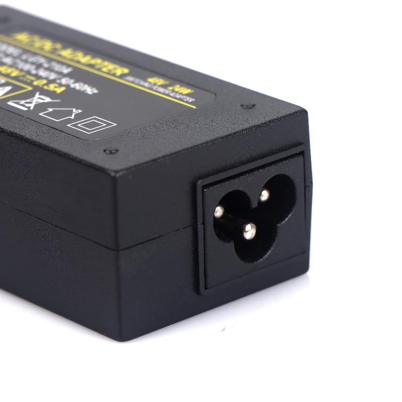1Pcs Desktop Poe Power Injector Ethernet Adapter Surveillance Cctv For Ip Camera Power Supply 24V 1A 48V 0.5A 24W