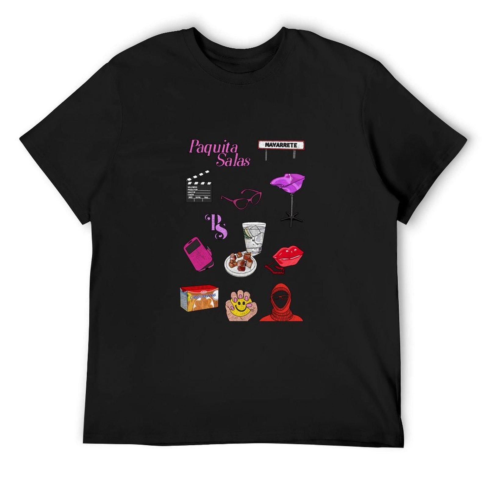 Paquita Salas Stuff T-Shirt Short sleeve tee graphic shirts plus size clothes t shirts for men 4XL