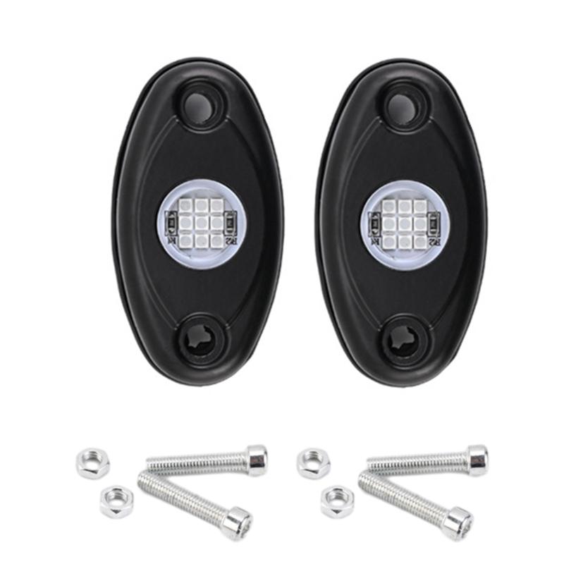 Accesorii Auto Lumini Rock LED 9 LED-uri Lumini Underglow IP67 Impermeabil Lampă Trail Rig pentru Camion Pickups
