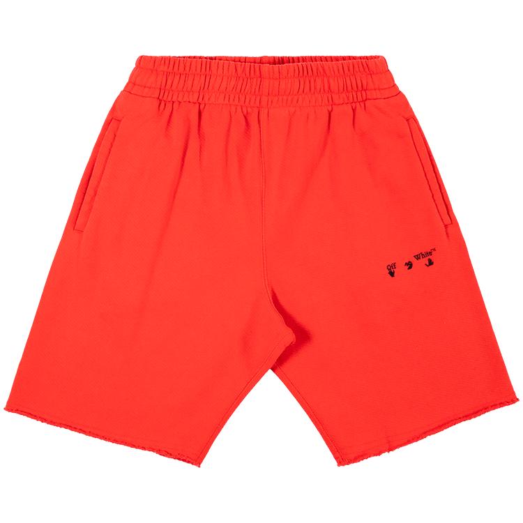 

Спортивные шорты Off-White Diag, красные/черные мужские штаны OMCI006R21FLE0062510