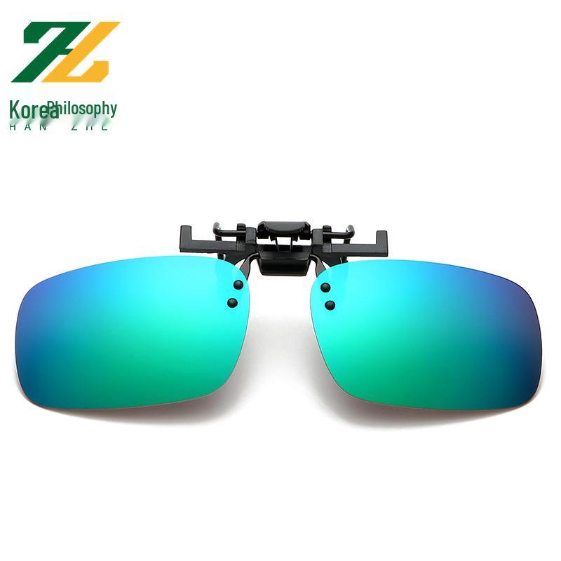 Polarized Flip-up Clip-on Sunglasses for Myopia, Night Vision & Driving - Unisex