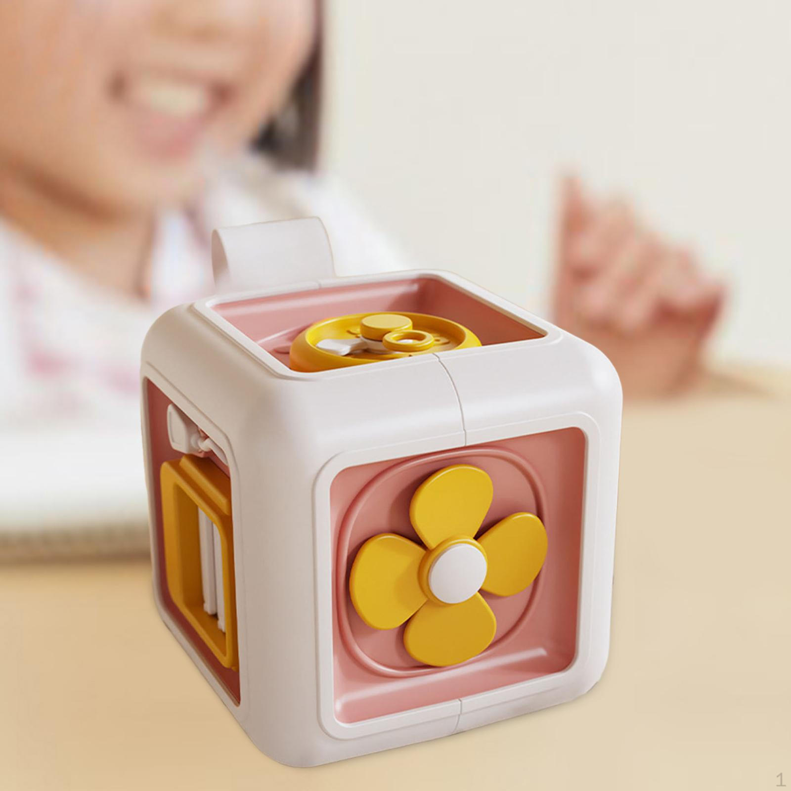 

Кубик для обучения и развития, игрушка для путешествий для детей коричневый