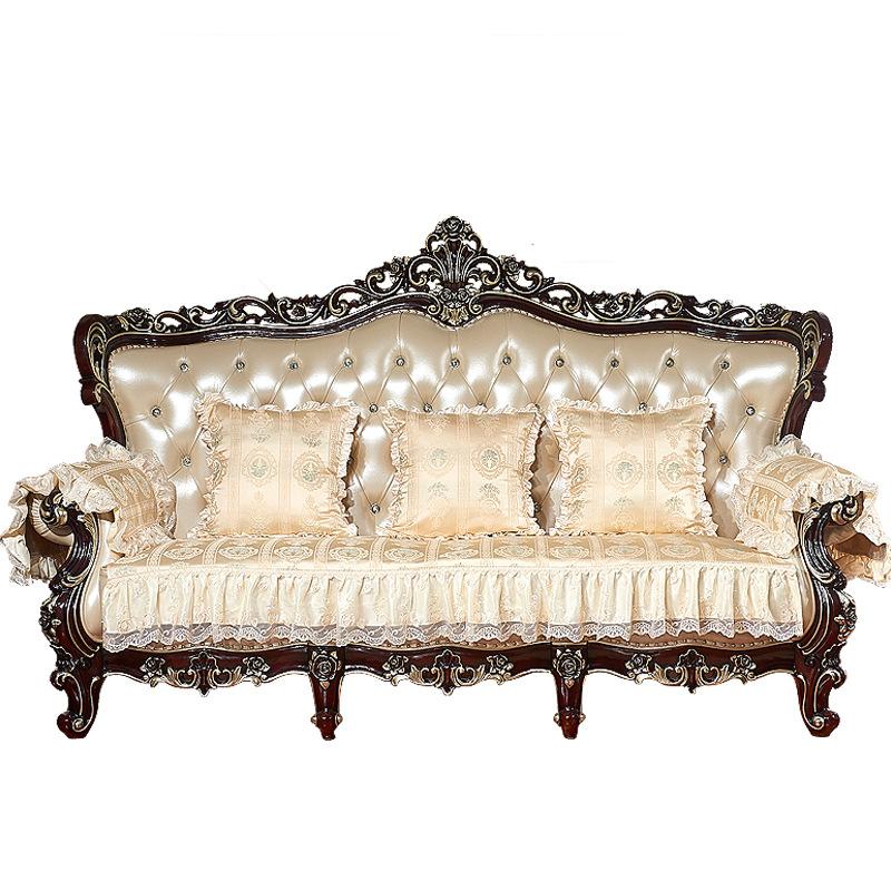 Vertical Flower Sofa Cushion, Pillow, European Combination, 123 Person Sofa Cover, Towel