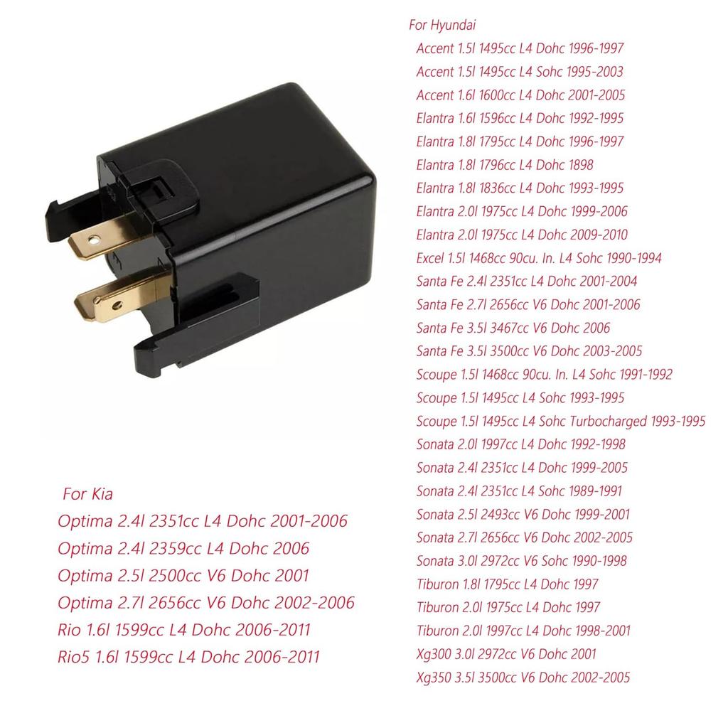 95550-39000, 9555039000, Flasher Module - Turn Signal for Hyundai Accent Elantra Excel Santa Fe Scoupe Sonata Tiburon Xg300 for Kia Optima Rio Rio5