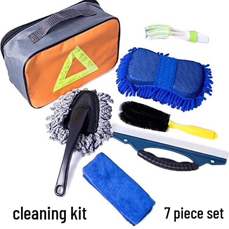 

Профессиональный набор для мойки и ухода за автомобилем, 7 предметов: Губки, Щетки и Инструменты для уборки