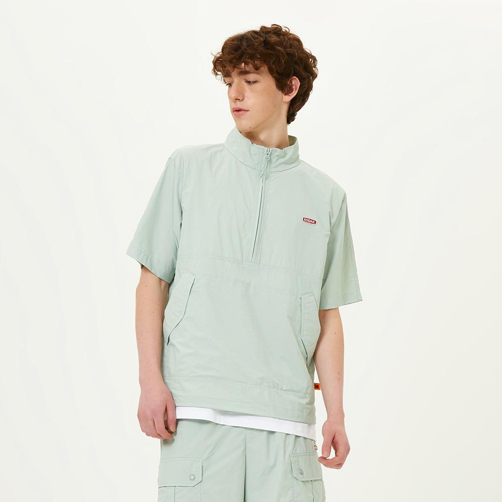 Kodak Breeze Pop Stand Neck Anorak Mint Green