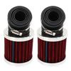 2PCS Motorcycle Air Filters Strong Power Powerful Filtration Universal Fit for 22 To 48mm 50cc 70cc