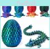 Gem Dragon 3d Printed Egg Set Lucky 13 Articulated Dragon Egg Gift Set