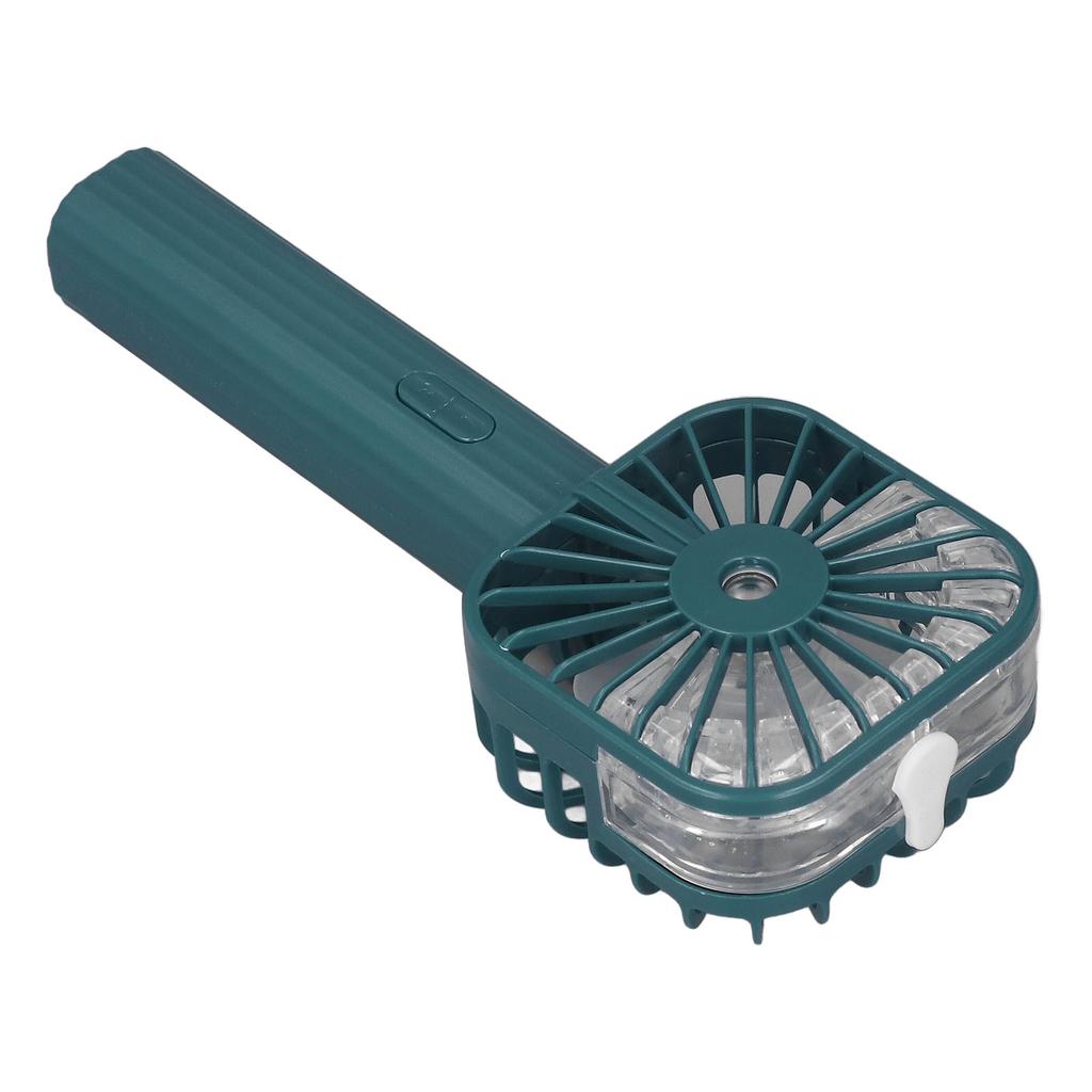 Hand Held Misting Fan Portable Battery Operated USB Rechargeable Quiet Spray Cooling Fan for Travel