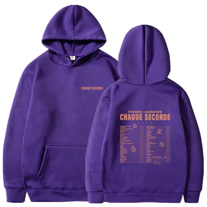 Pierre Garnier Herren-Hoodie zweite Tour Bedrucktes langärmeliges Herren-Freizeit-Hoodie-Sweatshirt
