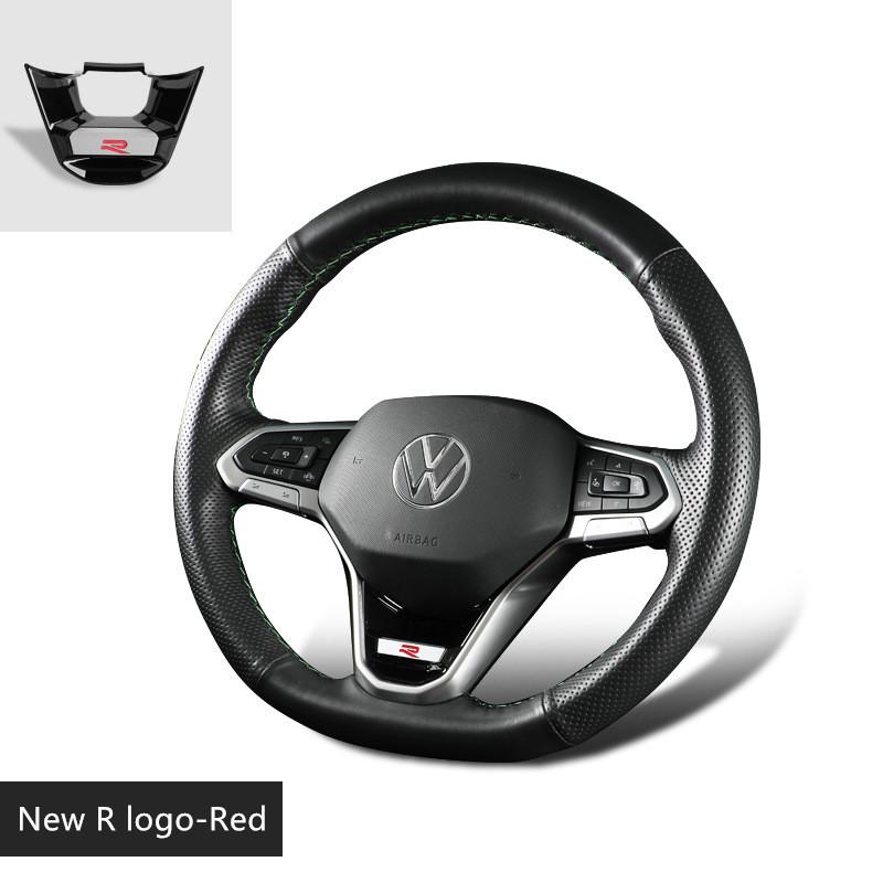 For VW Volkswagen Jetta MK5 Golf Car Steering Wheel Emblem Sticker Decals for Volkswagen VW Golf 8 MK8 Magotan CC Tayron X Touar