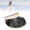 Solar Fan Hat Wide Brim Outdoor   Hat Portable Unisex Fan   Hat for Bch Travel Fishing Hiking