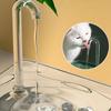 Katzentrinkbrunnen, automatischer Filter, transparenter Katzentrinker, elektrischer USB-Stummschaltungs-Umwälzfiltertrinker für Katzen, Wasserspender