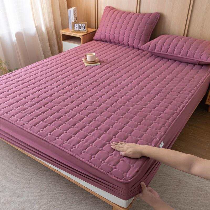 Customized Padded Mattress Three-piece Set Factory OEM Bed Cover All-inclusive Thickened Mattress Protective Cover