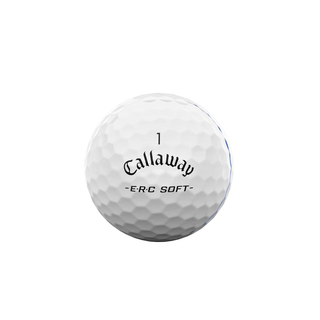 Callaway ERC SOFT 25 TRIPLE TRACK Golf Balls, 1 Dozen (12 Balls), 3-Piece Construction, Triple Track, White