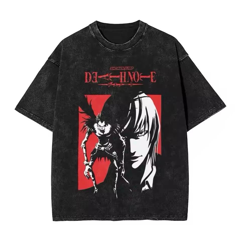 

Anime Death Note T Shirt Graphic Tee Vintage Style Cotton L