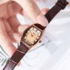 Ladies Retro Style Wine Barrel Belt Watch Schoolgirl Simple Quartz Watch