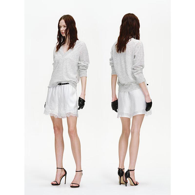 Women's Merino & Alpaca V-Neck Knit Sweater