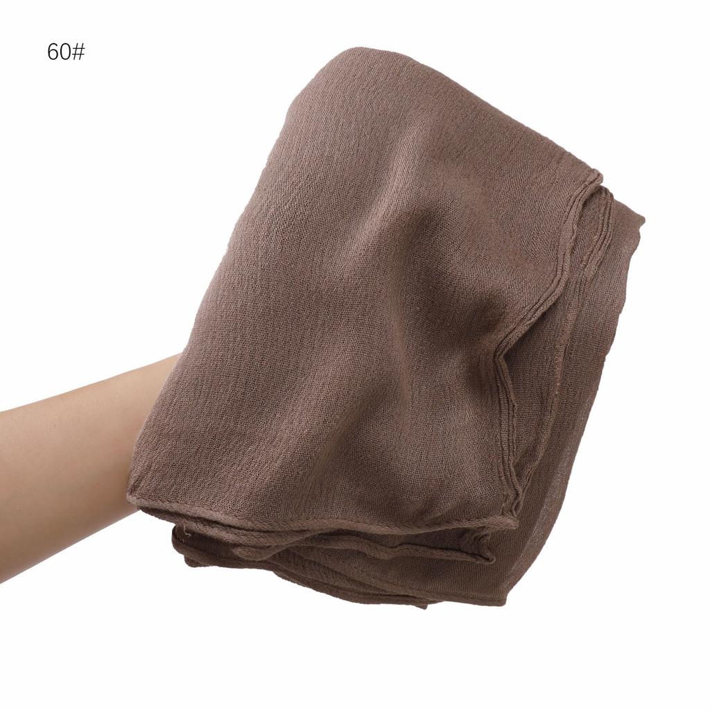 Foulard Hijab en coton rayonne uni uni pour femme, grande taille, châles et enveloppes de haute qualité, bandeau musulman, turban islamique