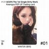 aespa 1º Álbum Single Dirty Work MD Oficial Cartão Colecionável Fotocard KPOP K-POP