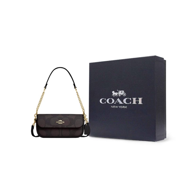 Coach Hailey 20 Burtu Logo Siksna