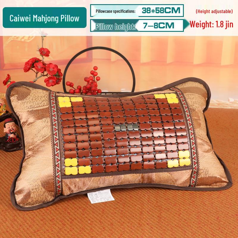 2026 Ice Silk Cooling Pillow: Summer Bamboo Neck Protection Mat with Free Shipping